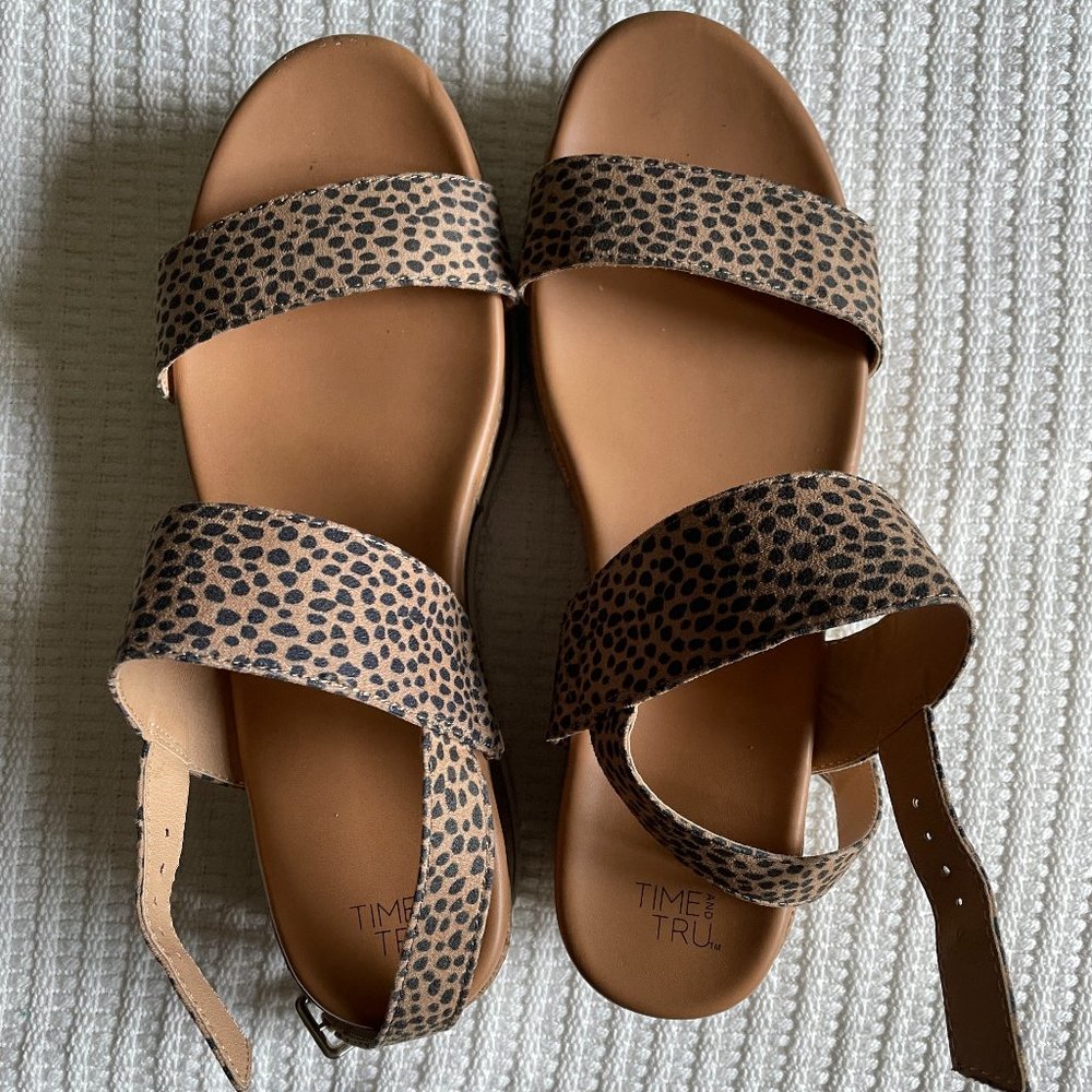 Leopard Wedges - Time and Tru